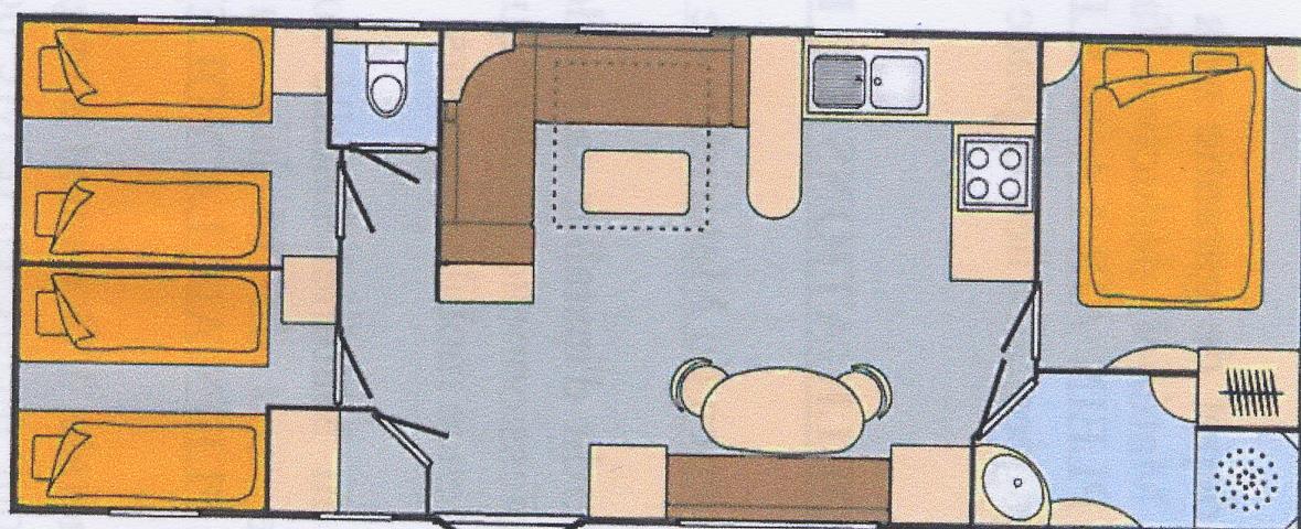 Cottage Prestige 40m² – 3ch (draps et serviettes inclus) 4/6 Pers.