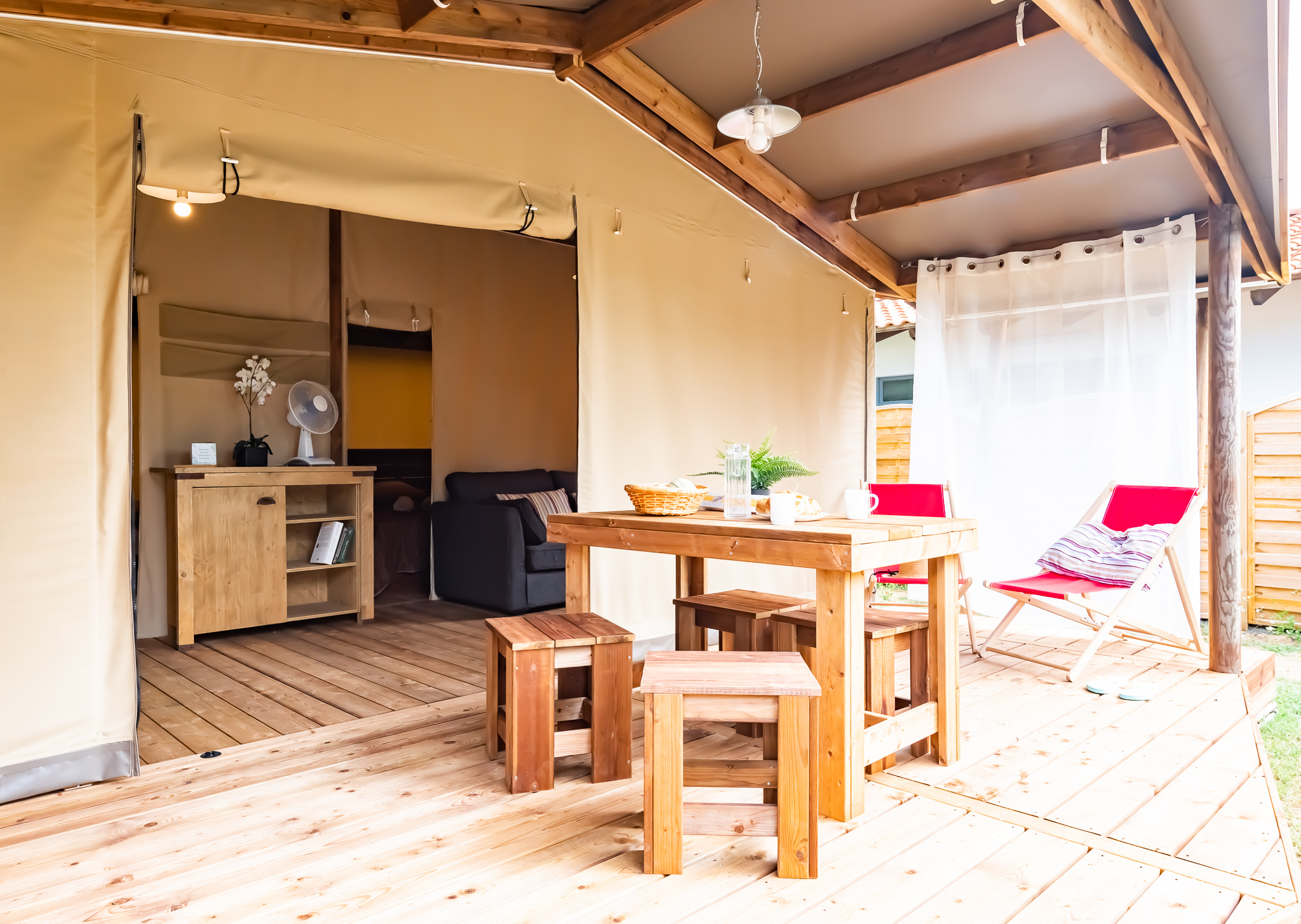Tente Ecolodge Family – 2 bedrooms 2/4 Ppl.