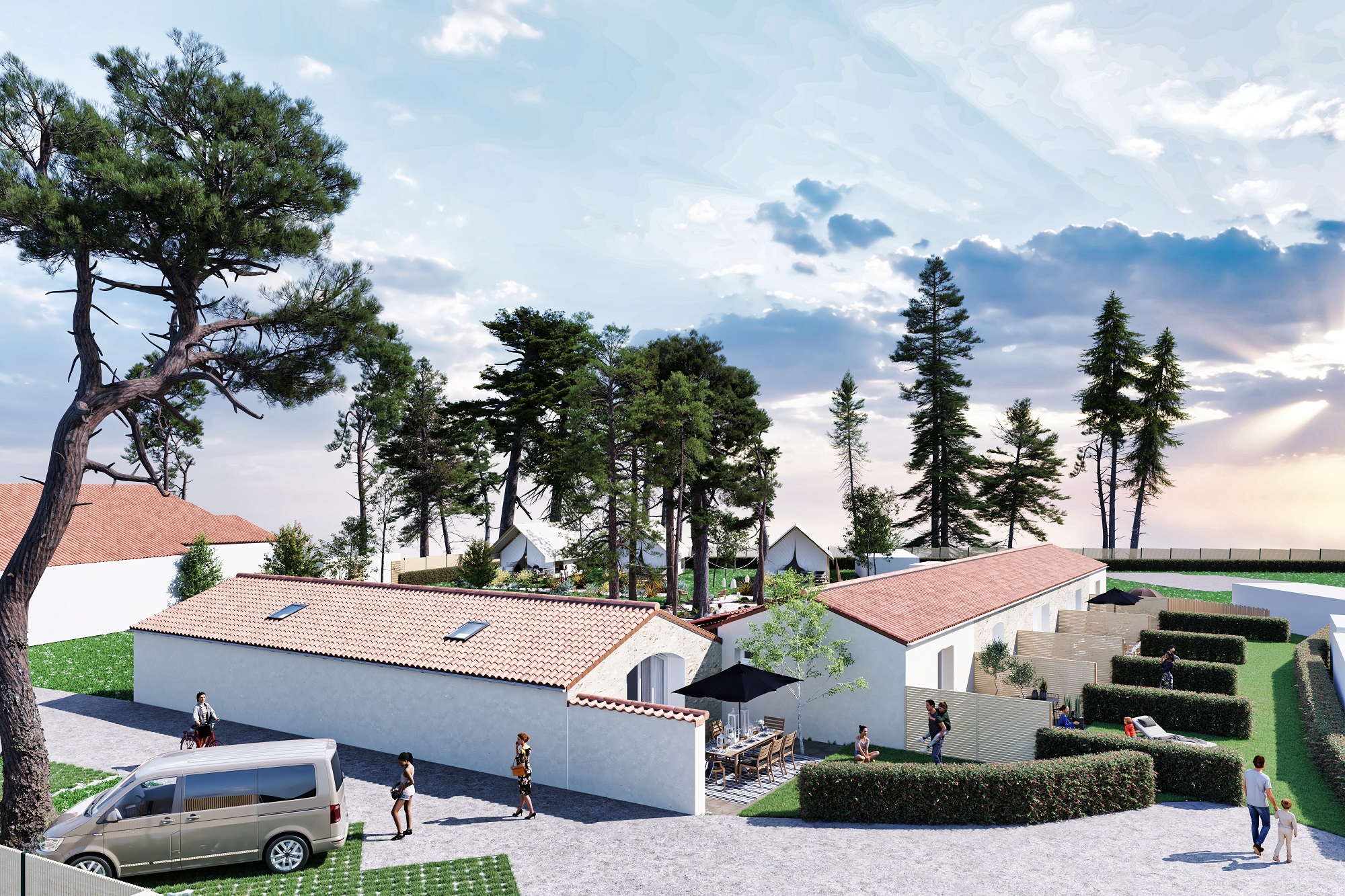 Longère du Hameau – 2-Slaapkamer Accommodatie 4 pers.