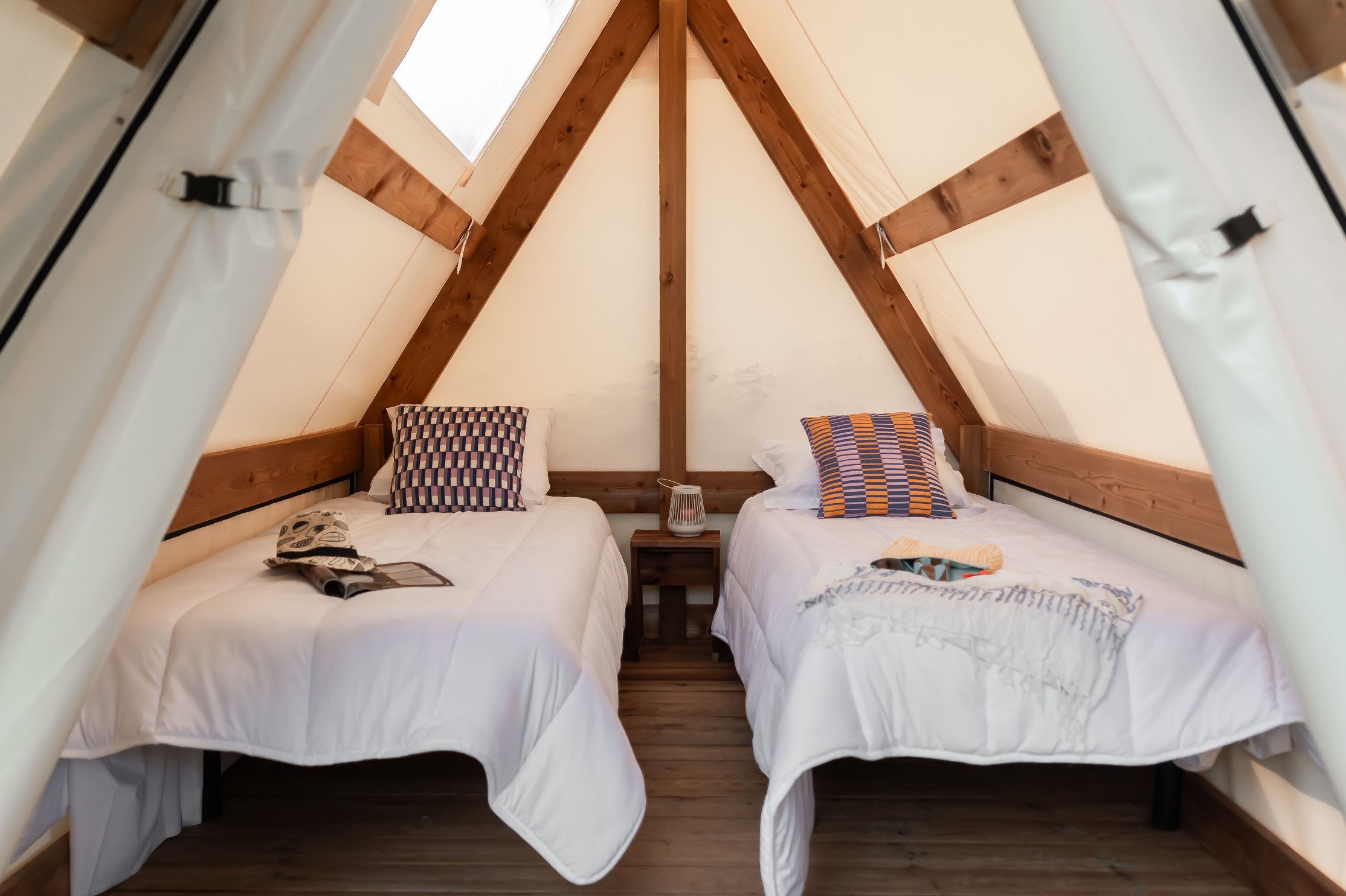Ecolodge Wanderer-Zelt – 6m² 1/2 Pers.