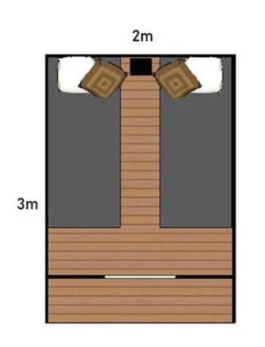 Tente randonneur 6m² 1/2 Pers.